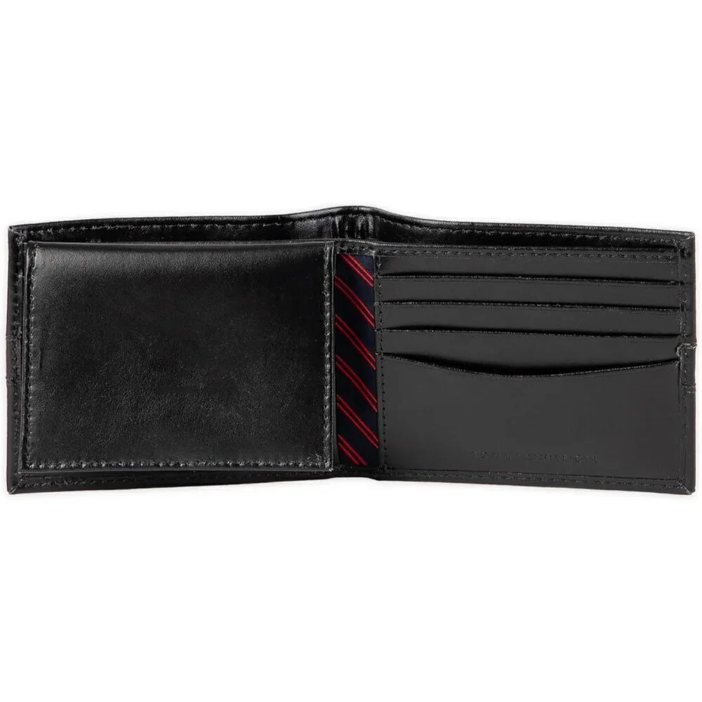 🆕Men Black Classic Bifold Wallet with ID Window and Multiple Card Slots